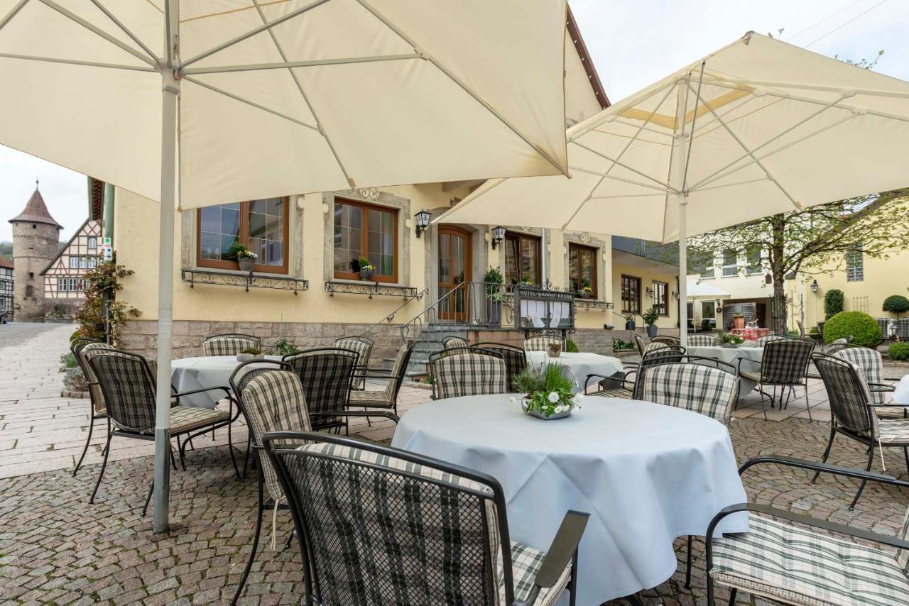 Hotel Gasthof Krone Niederstetten Exterior photo